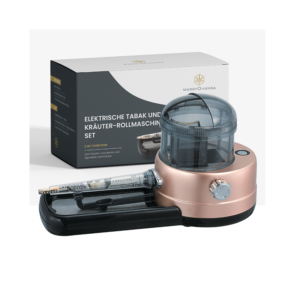 Jointrollmaschine in Gold Elektrische Jointrollmaschine in Gold