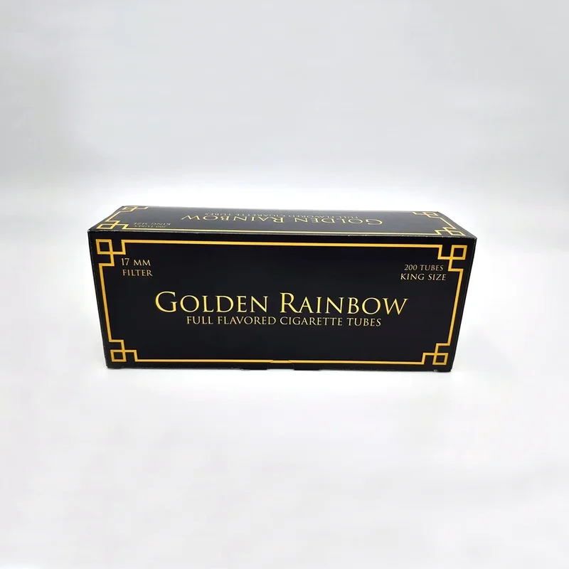 200 King Size Golden Rainbow Hülsen