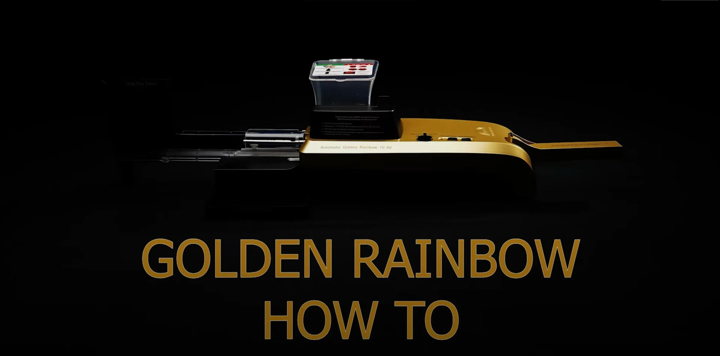 Golden Rainbow Stopfanleitung