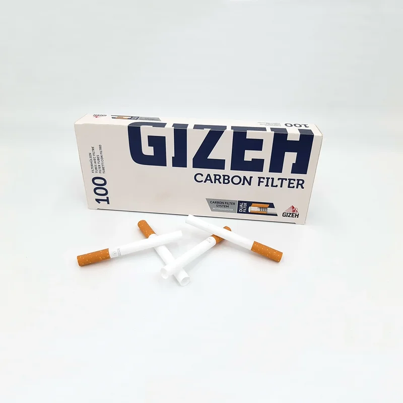 100 Gizeh Carbon Filterhülsen