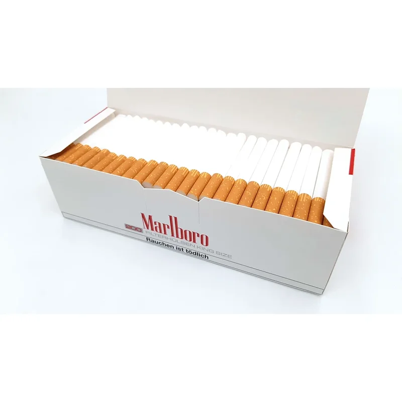 Marlboro red Filterhülsen