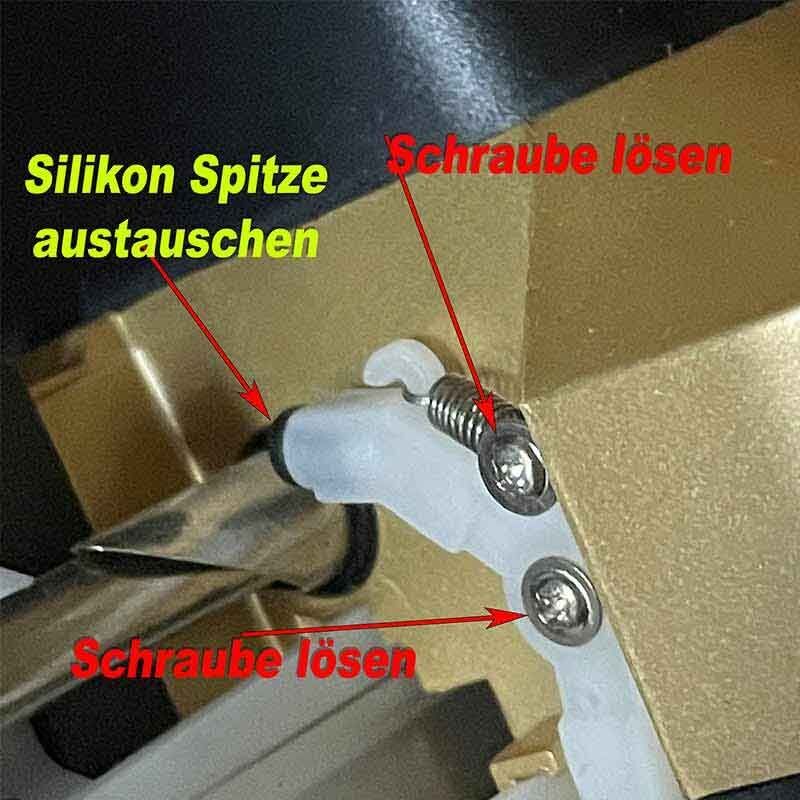 Silikon Spitzen Tausch