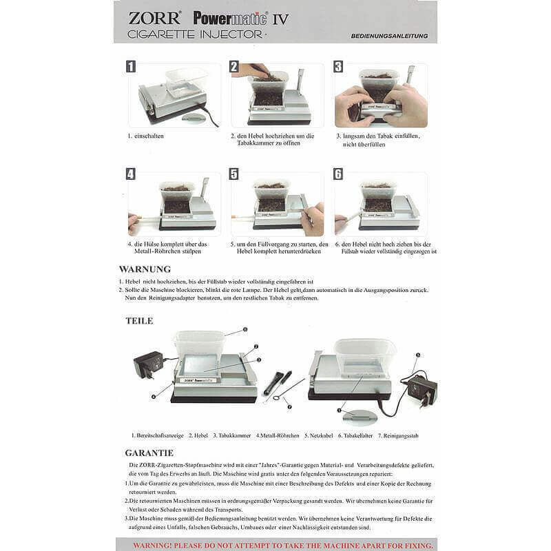 Anleitung Powermatic 4